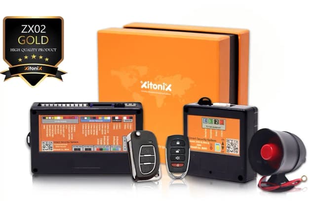 دزدگیر و ردیاب ۱۲ تا ۲۴ ولت مدل ZX02(طلایی)
